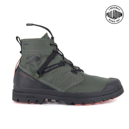 Palladium Pampa Travel Lite+ Waterdichte Laarzen Heren Olijfgroen | NL 71CYXQP